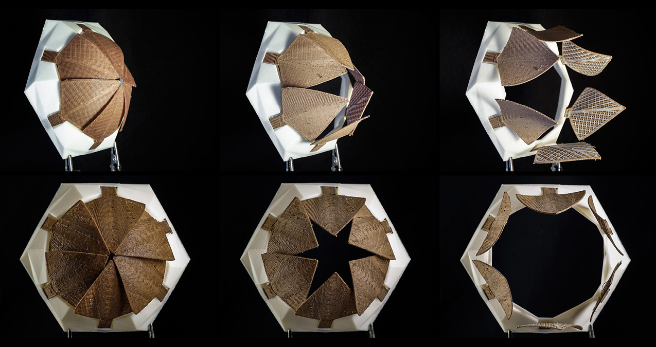 Concordia's 'Inverse 4D Printing' Makes Wind-Turbine Blades That Fold Themselves Into Shape