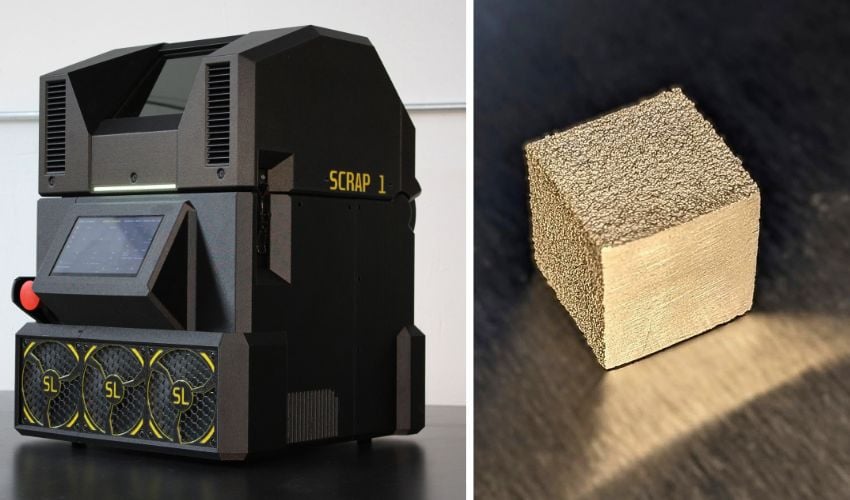 Scrap Labs Pitches a Desktop Metal Printer Built From FDM-Printed Parts