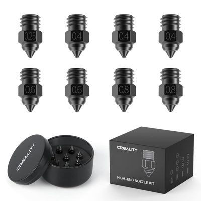 Creality Hardened MK8 Nozzles 8-Pack